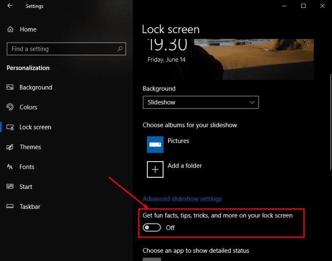 Отървете се от досадните реклами на Microsoft на заключения екран на Windows 10