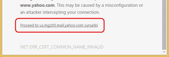 Chrome: ignora el missatge "La teva connexió no és privada".