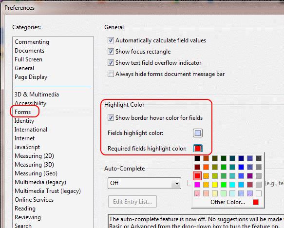 Adobe Reader: Promjena boje isticanja