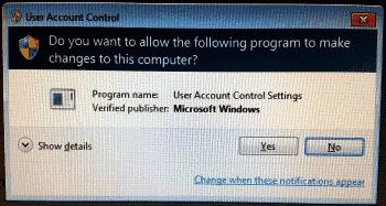 Iespējojiet vai atspējojiet lietotāja konta kontroli (UAC) operētājsistēmā Windows 10, 8 vai 7