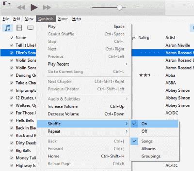 iTunes 12: Kako nasumično reproducirati ili ponavljati glazbu
