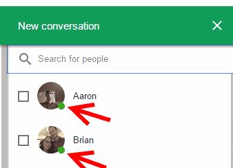 Google Hangouts: Hur man vet om människor är online