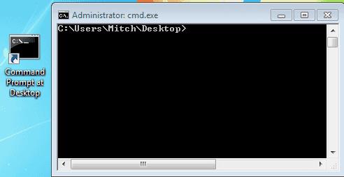 Windows: Luo komentokehote, joka avautuu tiettyyn kansion sijaintiin