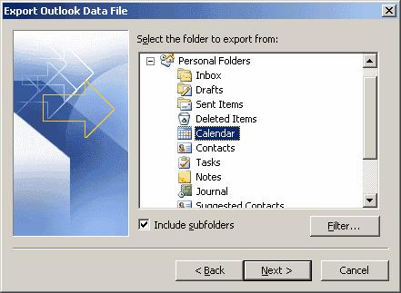 Outlook 2016: còpia de seguretat/exportació i importació de dades