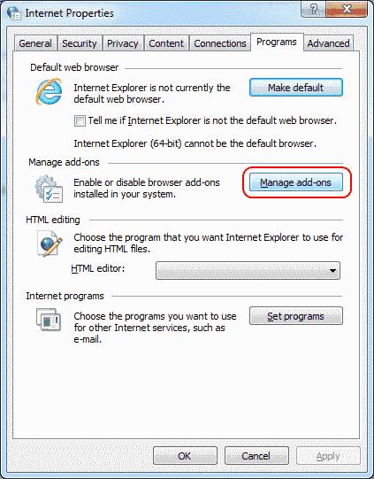 Popravite rušenja Internet Explorera pri pokretanju