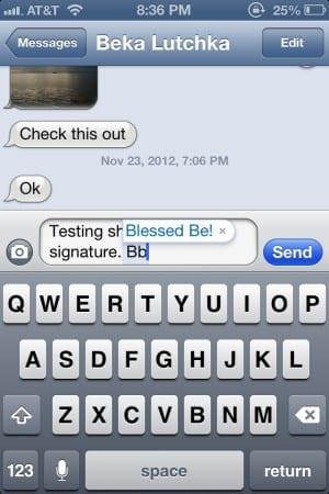 iPhone: Kako dodati potpis u tekstualne poruke