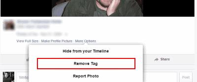 Com eliminar l'etiqueta de la foto o publicació de Facebook