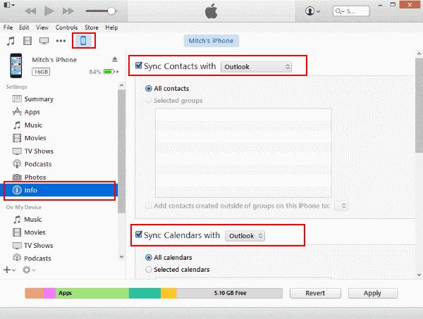 Jak synchronizovat iPhone nebo iPad s aplikací Outlook 2016