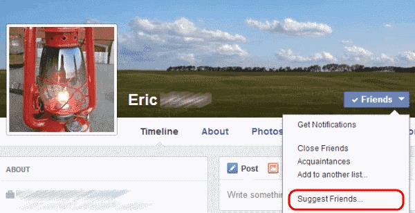Facebook: on va anar l'opció "Suggerir amics"?