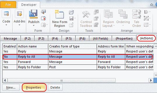 Com desactivar "Resposta a tots" per als destinataris de correu electrònic a Outlook 2019/2016/365