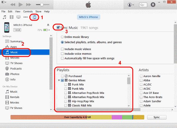 iTunes: Hvernig á að afrita lagalista yfir á iPhone, iPad eða iPod