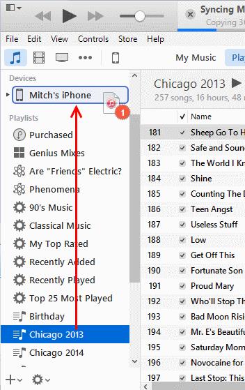 iTunes: Πώς να αντιγράψετε λίστες αναπαραγωγής σε iPhone, iPad ή iPod