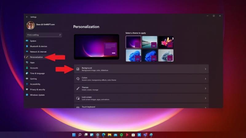 Hur du ändrar din bakgrund och får ditt skrivbord att se positivt ut unikt på Windows 11