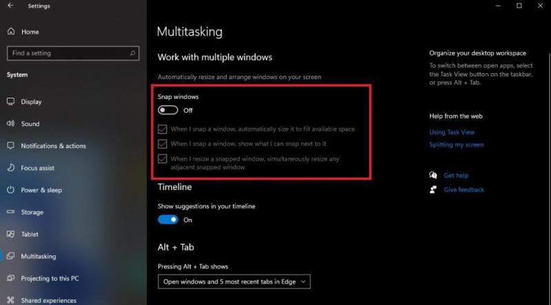 Aquí teniu la manera més senzilla de desactivar ràpidament l'assistència instantània al vostre PC amb Windows 10