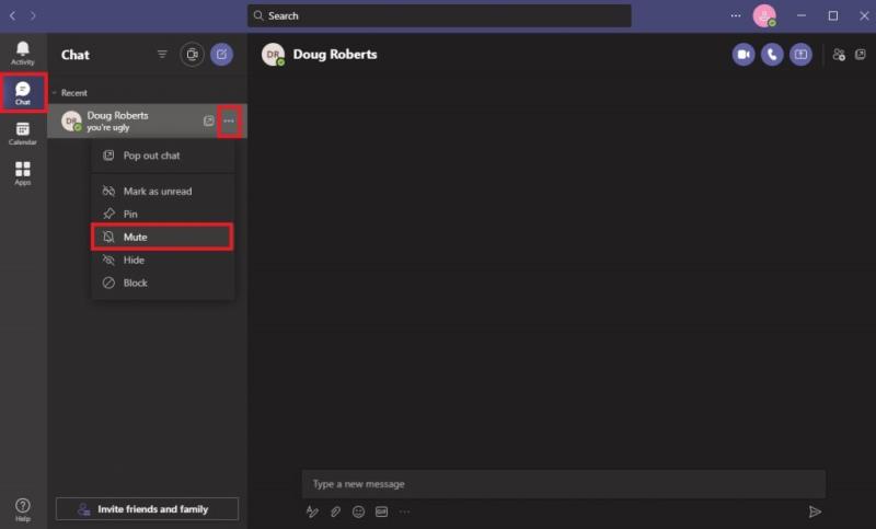 Jak zablokovat někoho v Microsoft Teams ve Windows 10 nebo mobilu