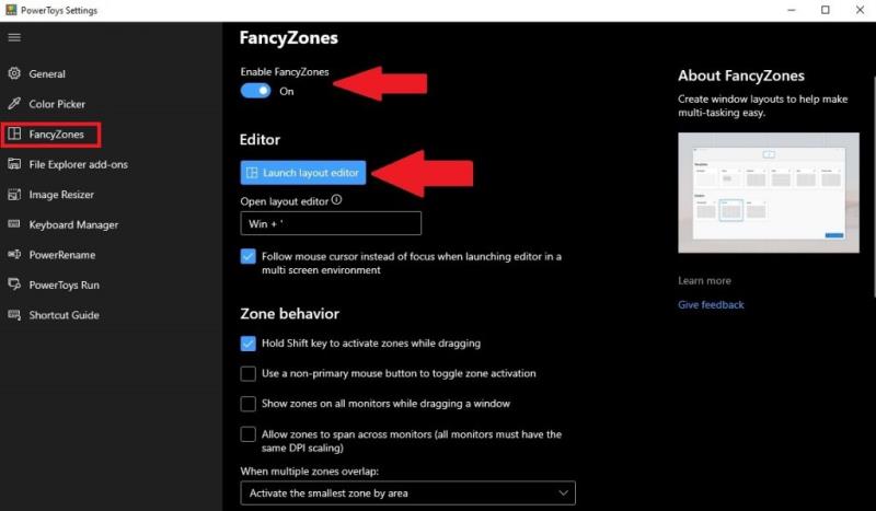Kako uporabljati pripomoček PowerToys Fancy Zones, da boste učinkovitejši v sistemu Windows 10