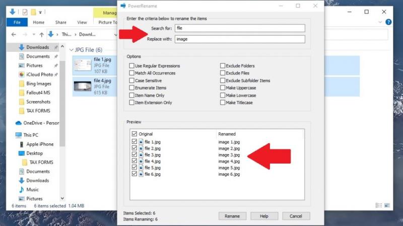 Как да преименувате файлове незабавно с помощта на PowerRename в PowerToys на Windows 10
