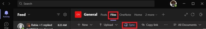 Hur du bäst synkroniserar filer i Microsoft Teams till din enhet med OneDrive