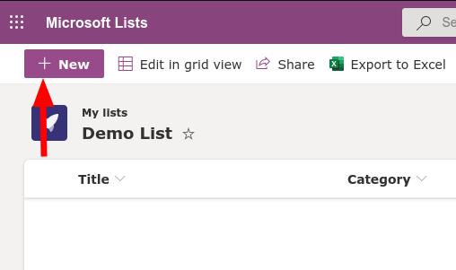 Microsoftovi popisi - Kako stvoriti novi popis od nule