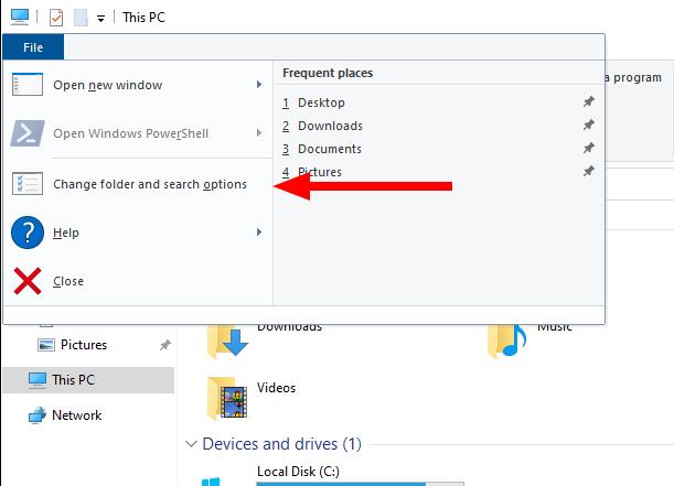 Kako odpreti okna File Explorerja v ločenem postopku v uporabniškem vmesniku Windows