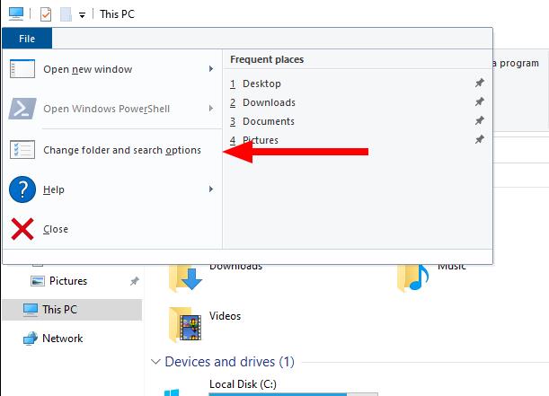 Hur man öppnar File Explorer-fönster i en separat process till Windows UI