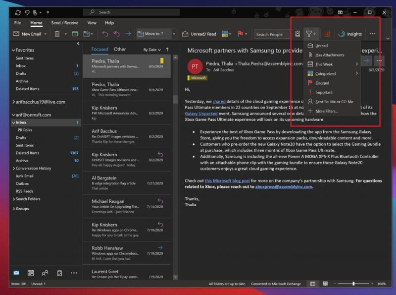 Menaxhimi i postës suaj: shikoni këto praktika më të mira për dërgimin e postës elektronike me Outlook në Windows 10