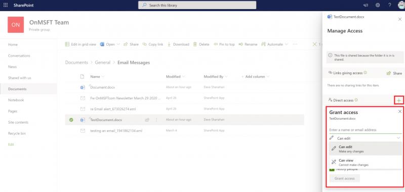 Kako upravljati dostop do datotek s SharePointom v Microsoft Teams