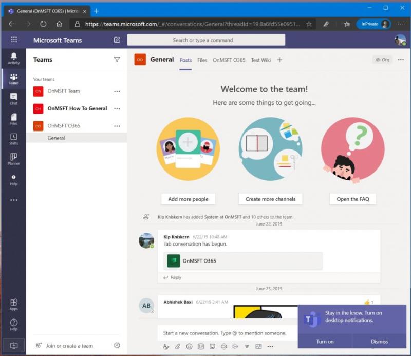 Com obrir diversos canals de Microsoft Teams en finestres separades