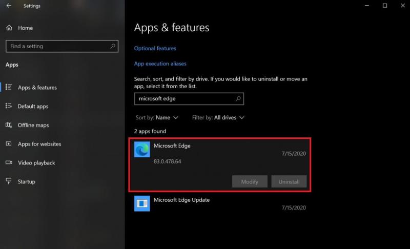Sådan afinstalleres Microsoft Edge fuldstændigt på Windows 10