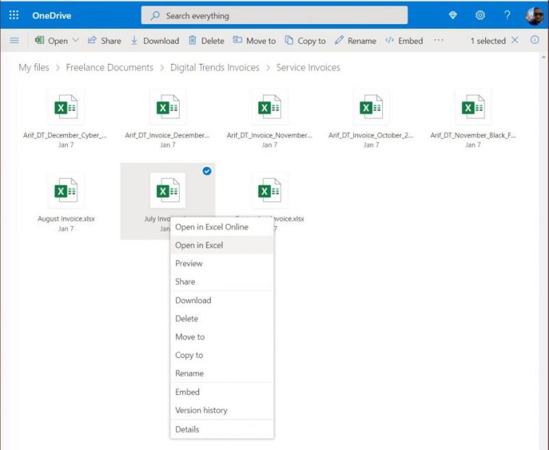 Excel-, Word- ja PowerPoint-tiedostojen avaaminen OneDrivesta työpöytäsovelluksissa