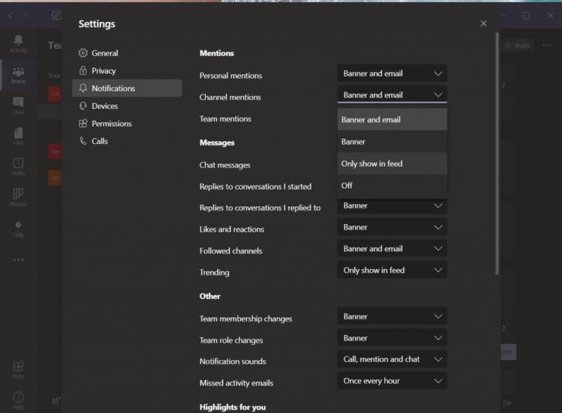 Jeni lodhur nga përmendjet dhe njoftimet e bezdisshme në mbarë kanalin në Ekipet e Microsoft?  Ja se si t'i fikni ato