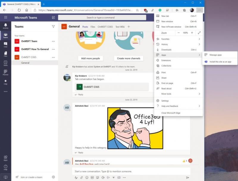 Как да отворите множество канали на Microsoft Teams в отделни прозорци