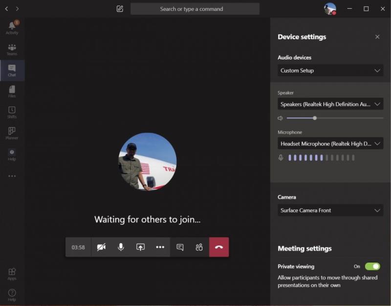 Si të krijoni një konfigurim të personalizuar video, altoparlanti dhe audio në Microsoft Teams
