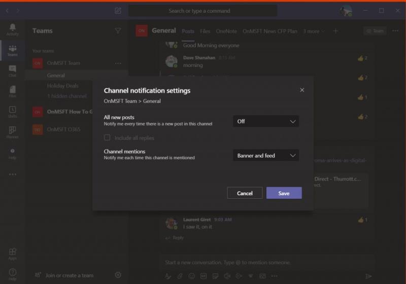 Com gestionar les notificacions a Microsoft Teams i no molestar-vos