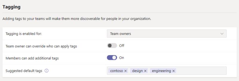 Kaip pridėti žymų „Microsoft Teams“.