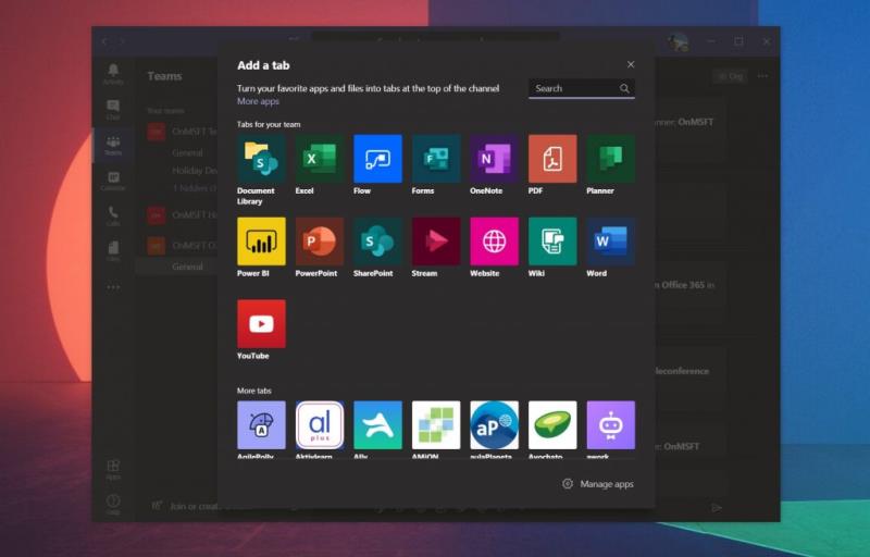 Bots, analitika, menaxhimi i projekteve dhe shumë më tepër: Si të shtoni aplikacione te Microsoft Teams