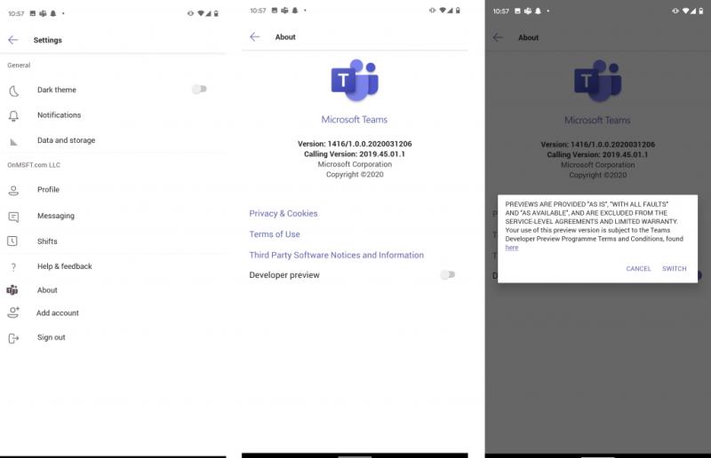 Jak se připojit k náhledu pro vývojáře Microsoft Teams na počítači a mobilu