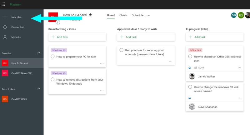 Как да използвате Microsoft Planner, за да следите задачите, когато работите от разстояние