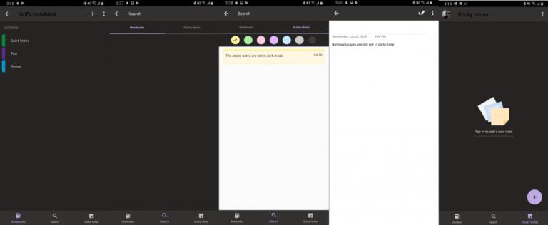 Com activar el mode fosc a OneNote a Mac, Windows, iOS i Android