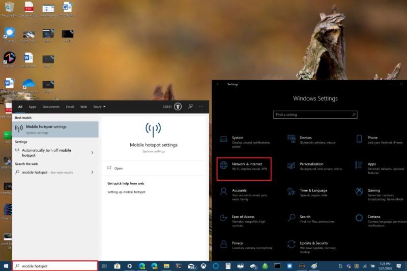 Kako koristiti svoje računalo sa sustavom Windows 10 kao mobilnu pristupnu točku