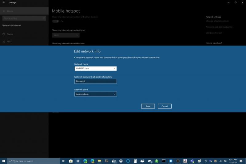 Jak používat počítač se systémem Windows 10 jako mobilní hotspot