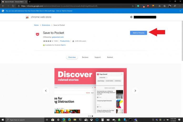 Jak nainstalovat rozšíření z Chrome Store na Edge Insider