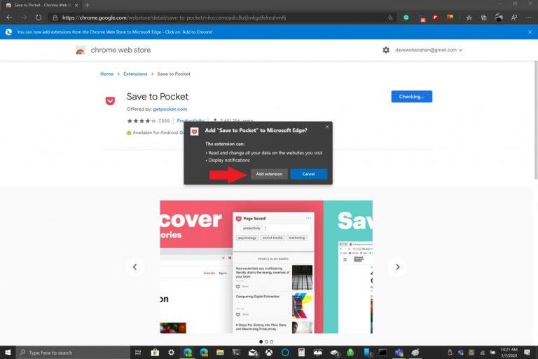 Kuidas installida Edge Insideri Chrome'i poest laiendusi