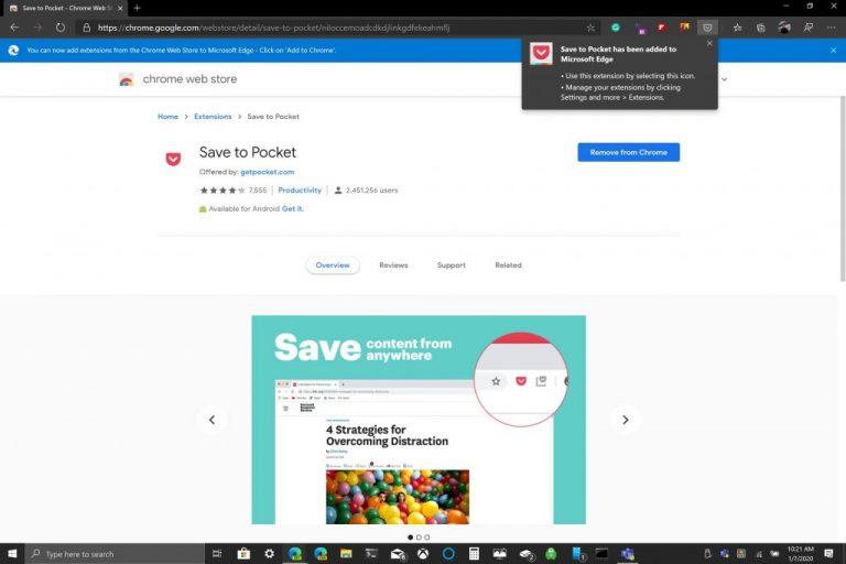 Ako nainštalovať rozšírenia z obchodu Chrome na Edge Insider