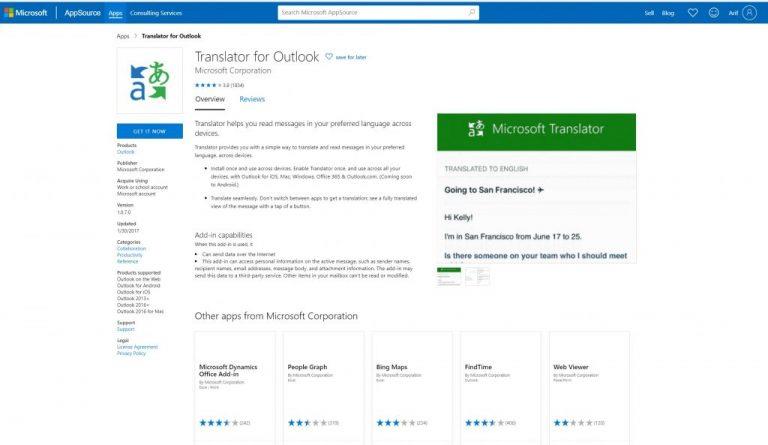 Com traduir correus electrònics a l'aplicació Outlook a Windows 10