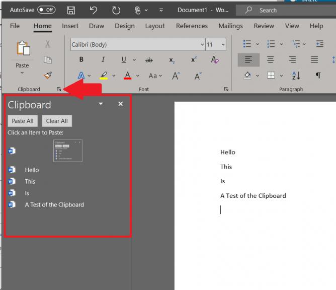 Zde je návod, jak používat schránku Office ke snadnému a výkonnému kopírování a vkládání v Office 365