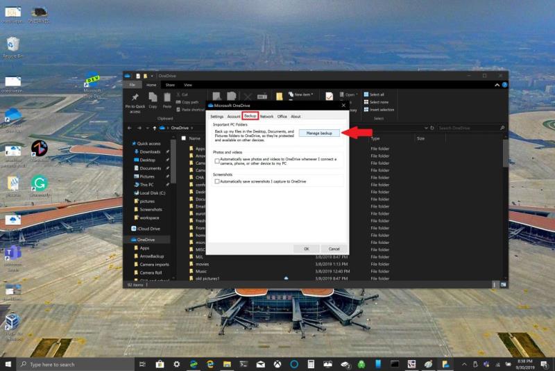 Как да използвате архивиране на OneDrive PC Folder
