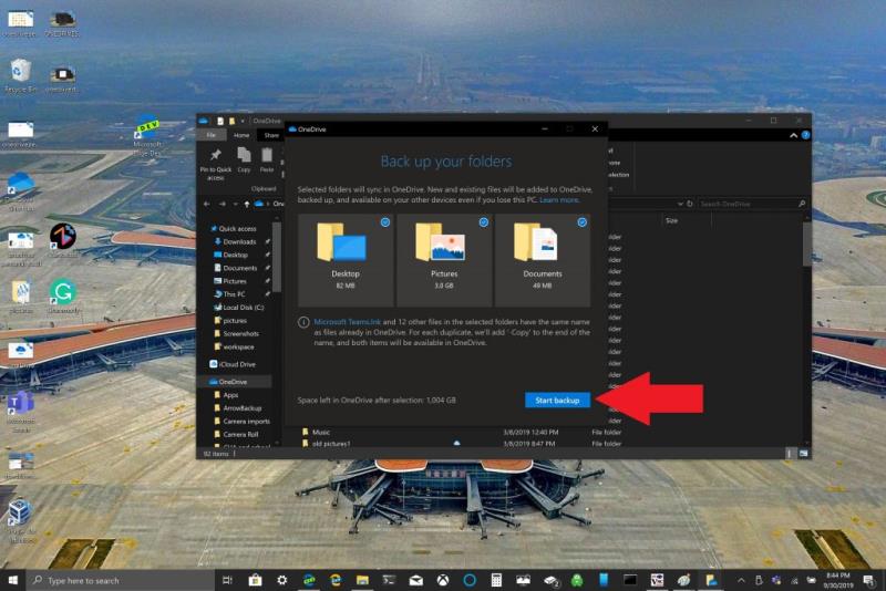 Как да използвате архивиране на OneDrive PC Folder
