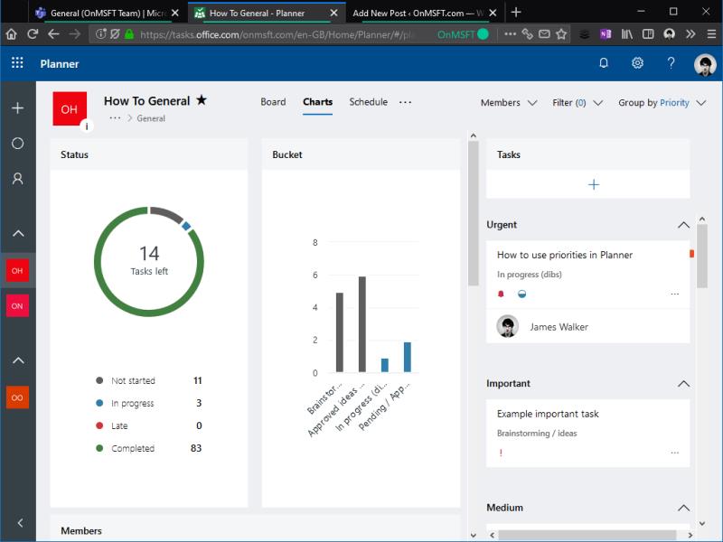 Hur man använder prioriteringar i Microsoft Planner