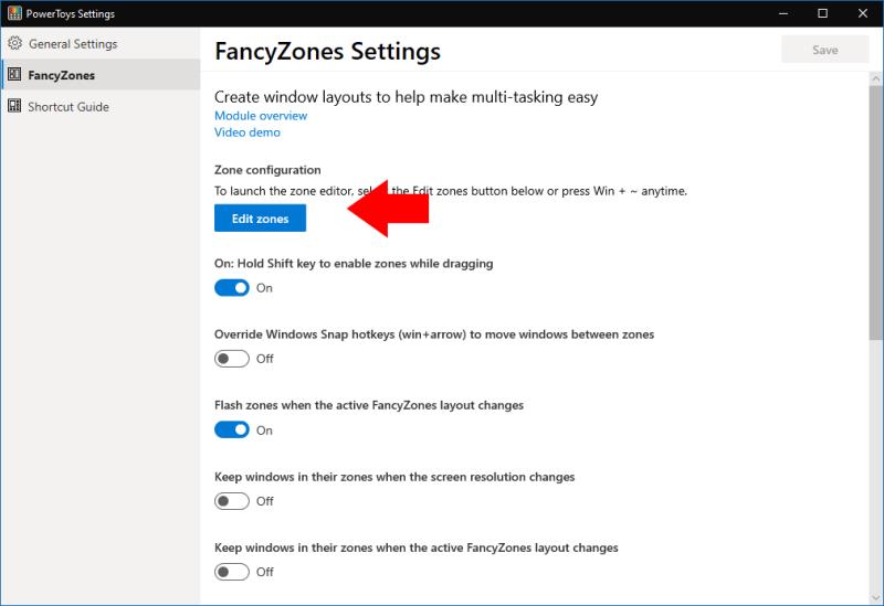 Jak používat FancyZones, nový správce oken pro dlaždice ve Windows 10